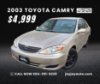 Pre-Owned 2003 Toyota Camry LE